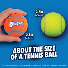 Chuckit! Tennis Ball Medium Twin Pack No Squeak Fetch Toy-AK Pet Supplies Ltd