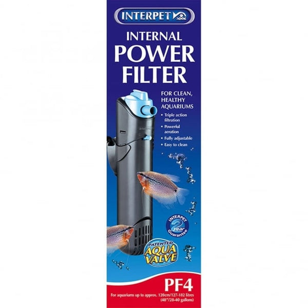 Interpet Power Filter PF4 For Aquarium Filtration Systems-AK Pet Supplies Ltd