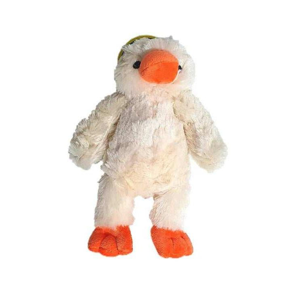Lazy Bones Plush Squeaky Chick Dog Toy for Small and Medium Dogs Soft Cuddle Toy-AK Pet Supplies Ltd