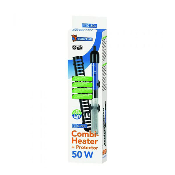 Superfish 100W Aquarium Heater With Built In Thermostat And Protective Guard For Safe Use-AK Pet Supplies Ltd