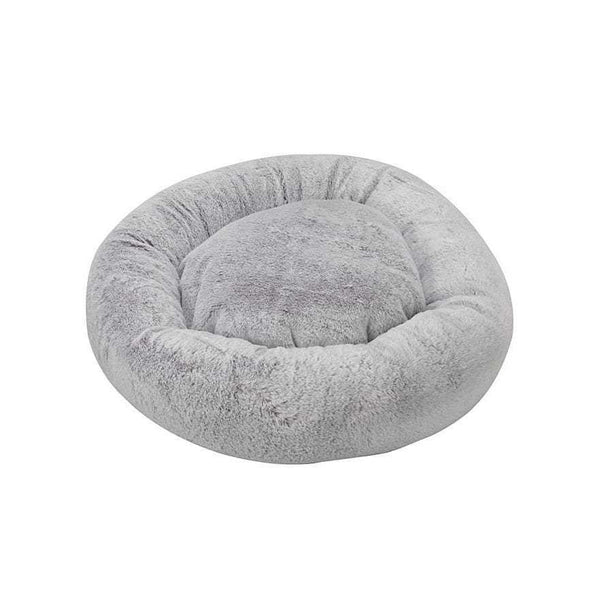 Zoon Grey Fur Calming Bean Small Dog Bed Model Znbean-AK Pet Supplies Ltd